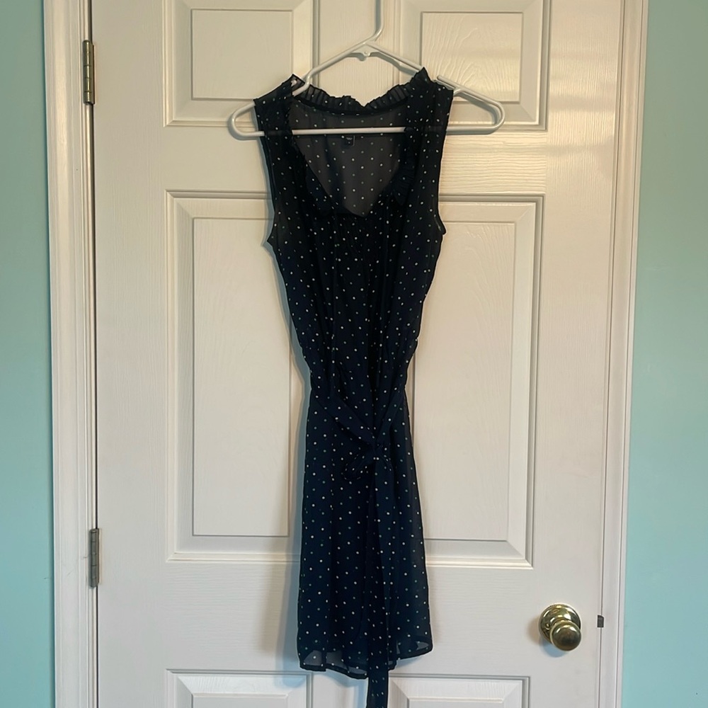 Polka dot dress.